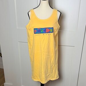 Vintage 90s Fresh Produce beachwear coverup sundress summer pool vibes tank top